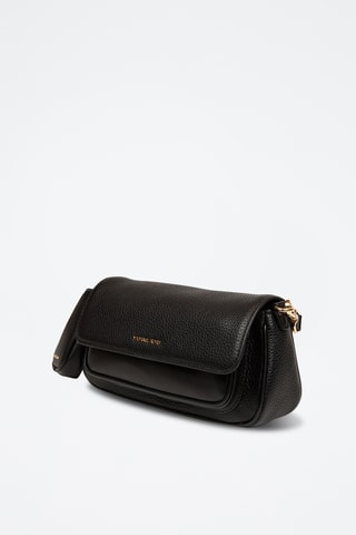 Sac bandoulière en cuir Jet Set Travel - Noir