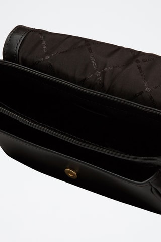 Sac bandoulière en cuir Jet Set Travel - Noir