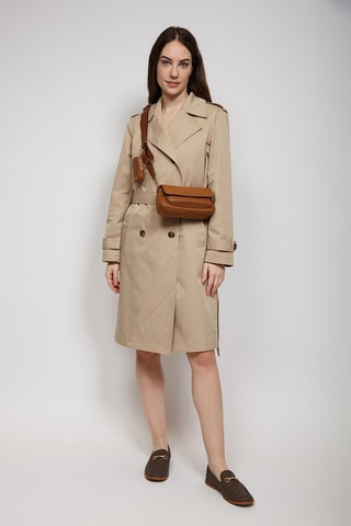 Sac bandoulière en cuir Jet Set Travel - Marron