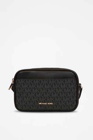 Sac bandoulière en cuir Jet Set Travel - Noir
