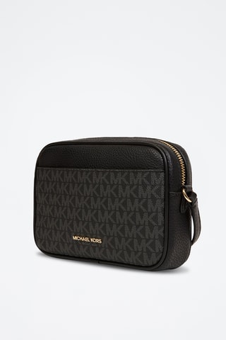 Sac bandoulière en cuir Jet Set Travel - Noir