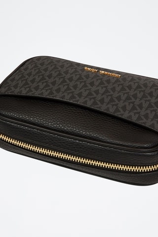 Sac bandoulière en cuir Jet Set Travel - Noir