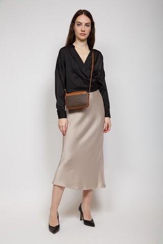 Sac bandoulière en cuir Jet Set Travel - Marron