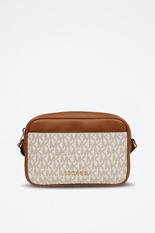 Sac bandoulière en cuir Jet Set Travel - Beige