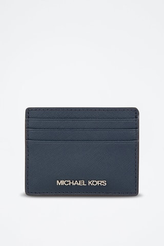 Porte-cartes en cuir - Bleu