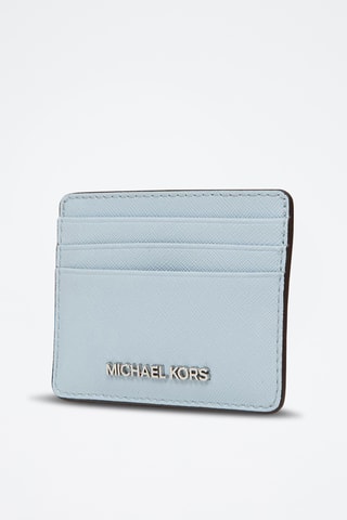 Porte-cartes en cuir - Bleu