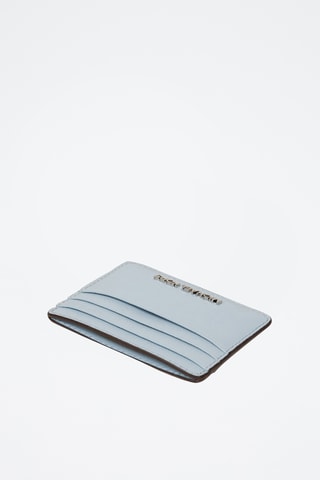 Porte-cartes en cuir - Bleu
