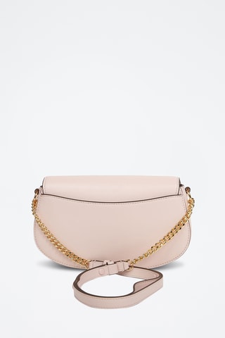 Sac porté épaule en cuir Mila - Rose