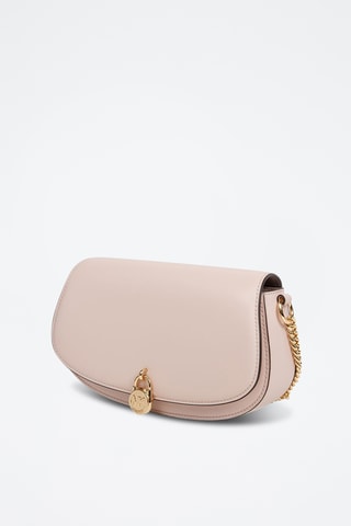 Sac porté épaule en cuir Mila - Rose