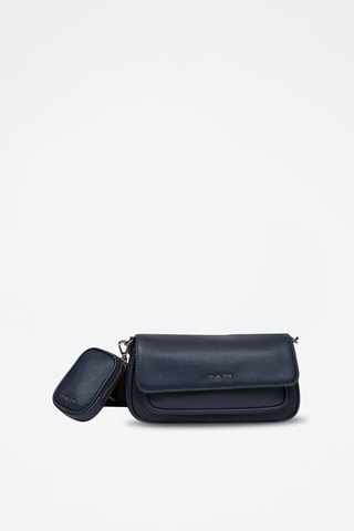 Sac bandoulière en cuir Jet Set Travel - Bleu marine