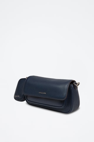 Sac bandoulière en cuir Jet Set Travel - Bleu marine