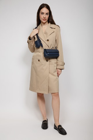 Sac bandoulière en cuir Jet Set Travel - Bleu marine