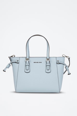 Sac à main en cuir Voyager - Bleu