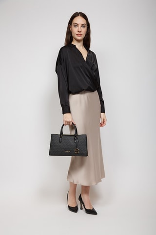 Sac à main en cuir Arden - Noir