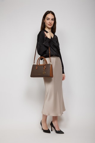 Sac à main en cuir Arden - Marron