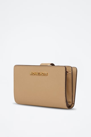 Portefeuille en cuir Jet Set Travel - Marron