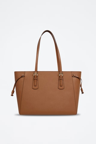 Sac porté épaule en cuir Voyager - Marron