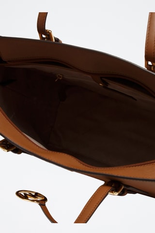 Sac porté épaule en cuir Voyager - Marron