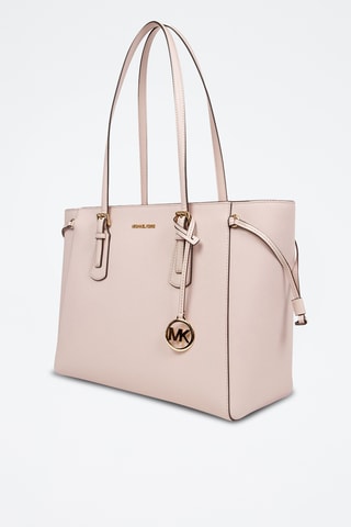 Sac porté épaule en cuir Voyager - Rose