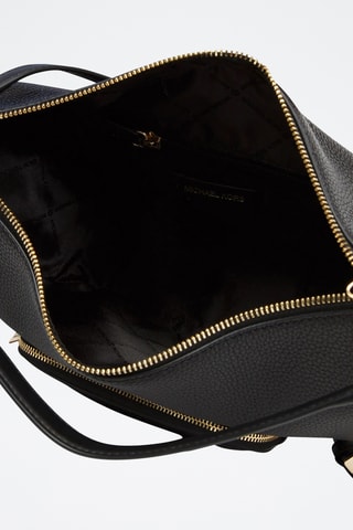 Sac porté épaule en cuir - Noir