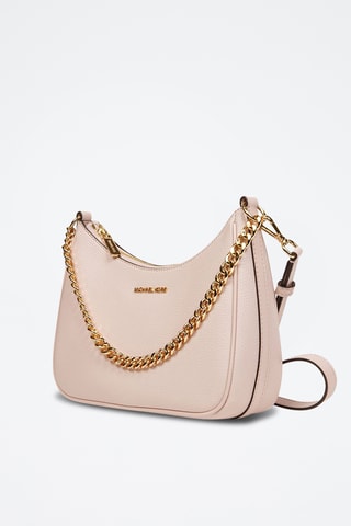 Sac porté épaule en cuir Jet Set Travel - Rose