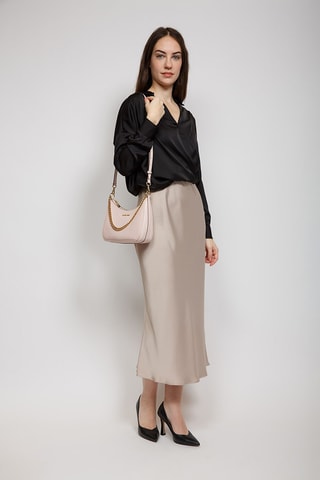 Sac porté épaule en cuir Jet Set Travel - Rose
