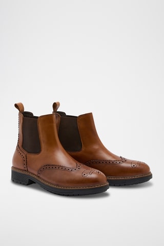 Stivaletti in pelle Ilyan - Marrone