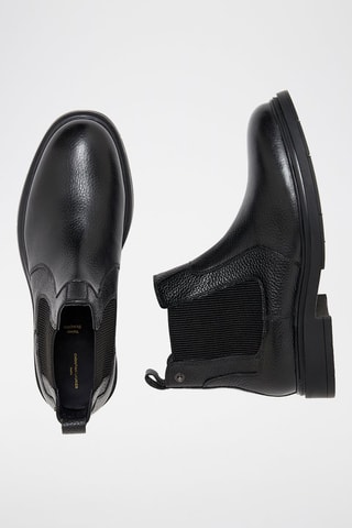 Stivaletti Beatles in pelle Kenzo - Nero