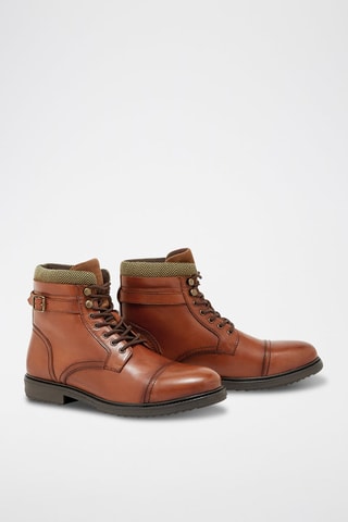 Stivaletti in pelle Celian - Marrone