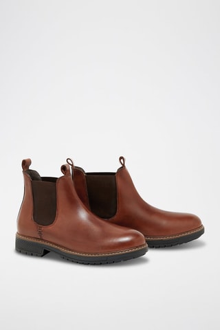 Stivaletti Beatles in pelle Thorne - Marrone