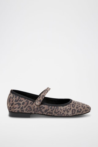 Scarpe baby in crosta di pelle Agathie - Marrone
