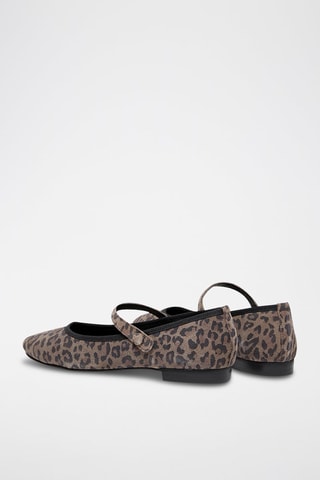 Scarpe baby in crosta di pelle Agathie - Marrone