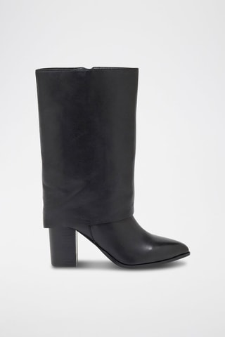 Stivali in pelle Edelie - Nero