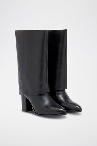 Stivali in pelle Edelie - Nero