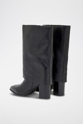 Stivali in pelle Edelie - Nero