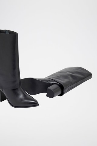 Stivali in pelle Edelie - Nero
