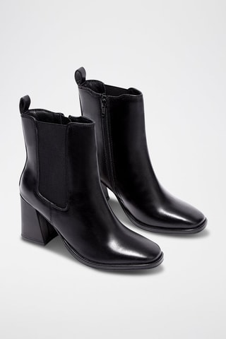 Stivaletti in pelle verniciata Shirel - Nero