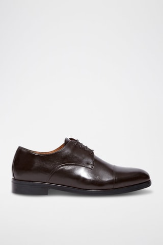 Stringate in pelle Nerian - Marrone