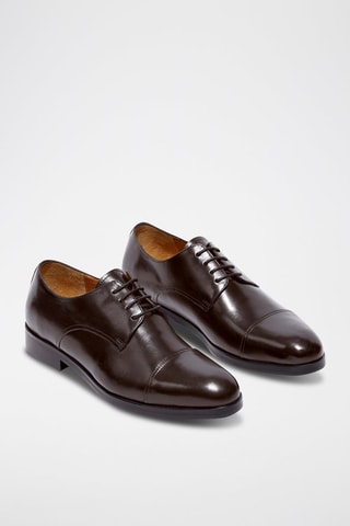 Stringate in pelle Nerian - Marrone