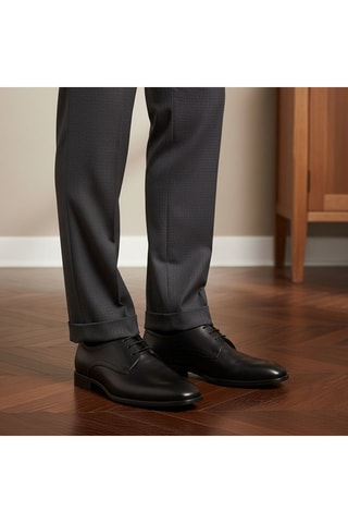Stringate in pelle Alvaro - Nero