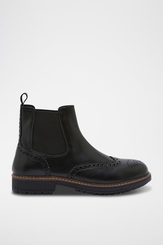Stivaletti in pelle Ilyan - Nero