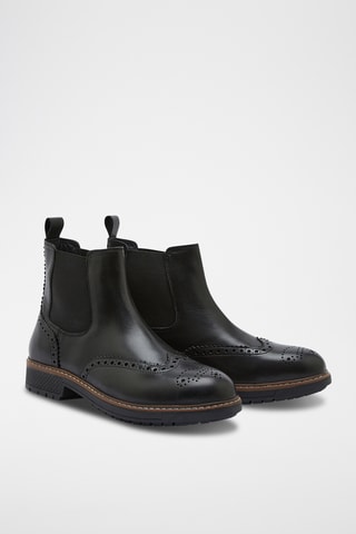 Stivaletti in pelle Ilyan - Nero