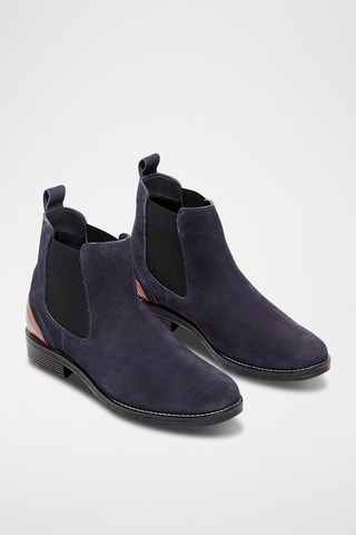 Stivaletti in pelle Yano - Blu