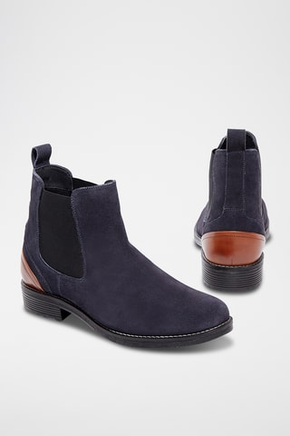 Stivaletti in pelle Yano - Blu