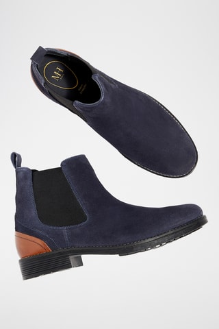 Stivaletti in pelle Yano - Blu