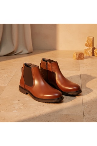 Stivaletti in pelle Zephyr - Marrone
