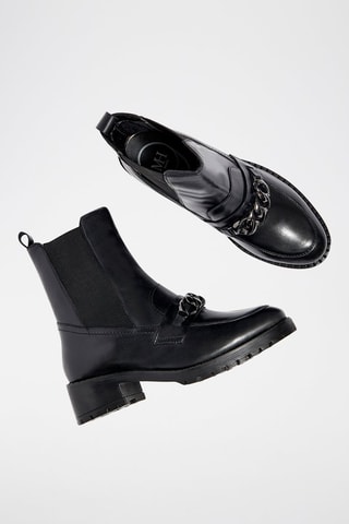 Stivaletti Beatles in pelle Pavan - Nero
