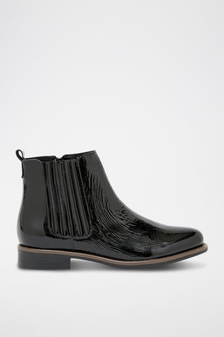 Stivaletti in pelle verniciata Fedora - Nero