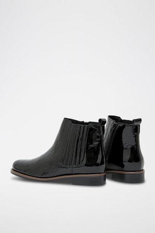 Stivaletti in pelle verniciata Fedora - Nero