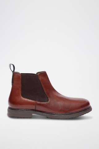 Stivaletti Beatles in pelle Zian - Marrone